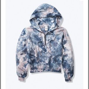 Victoria secret pink tie dye slouchy sport hoodie